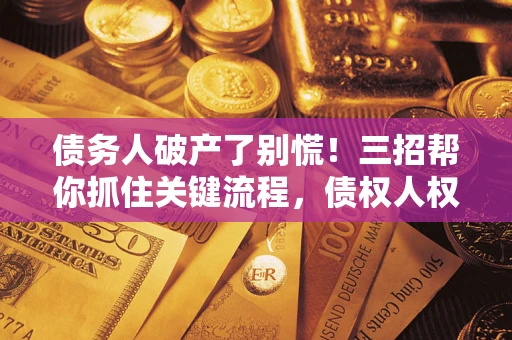 武汉债务人破产了别慌！三招帮你抓住关键流程，债权人权益不再缩水