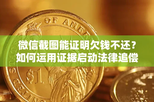 武汉微信截图能证明欠钱不还？如何运用证据启动法律追偿程序？