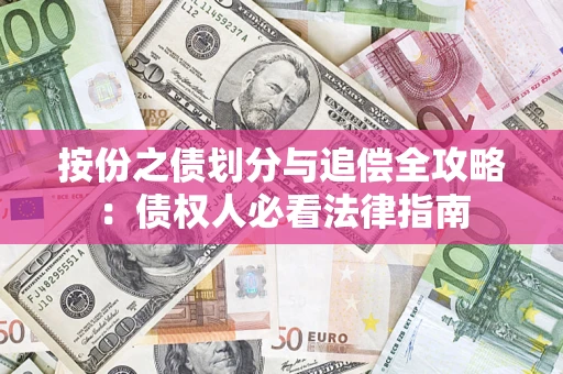 武汉按份之债划分与追偿全攻略：债权人必看法律指南