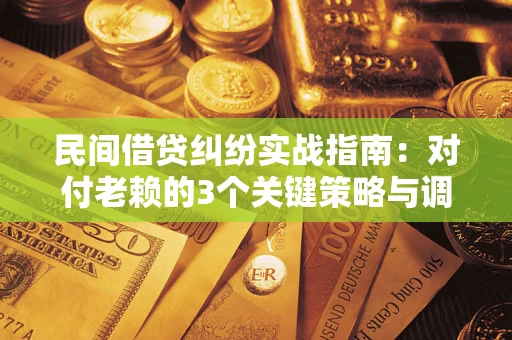 武汉民间借贷纠纷实战指南：对付老赖的3个关键策略与调解盲区解析