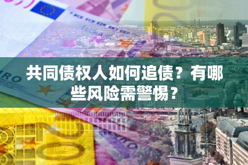 武汉共同债权人如何追债？有哪些风险需警惕？