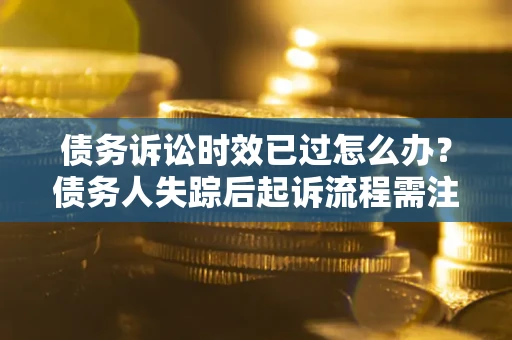 武汉债务诉讼时效已过怎么办？债务人失踪后起诉流程需注意什么？