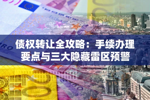 武汉债权转让全攻略：手续办理要点与三大隐藏雷区预警